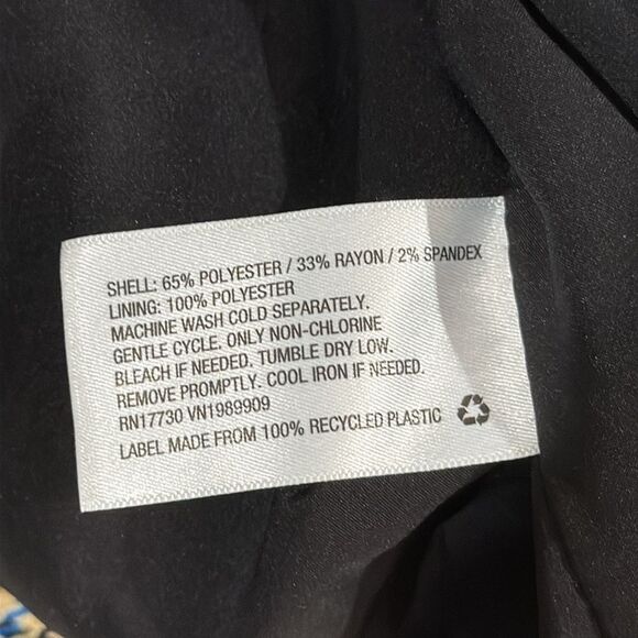 Future Collective Mismatched Houndstooth Oversized “Vintage” Academia Blazer D36 - Picture 9 of 9